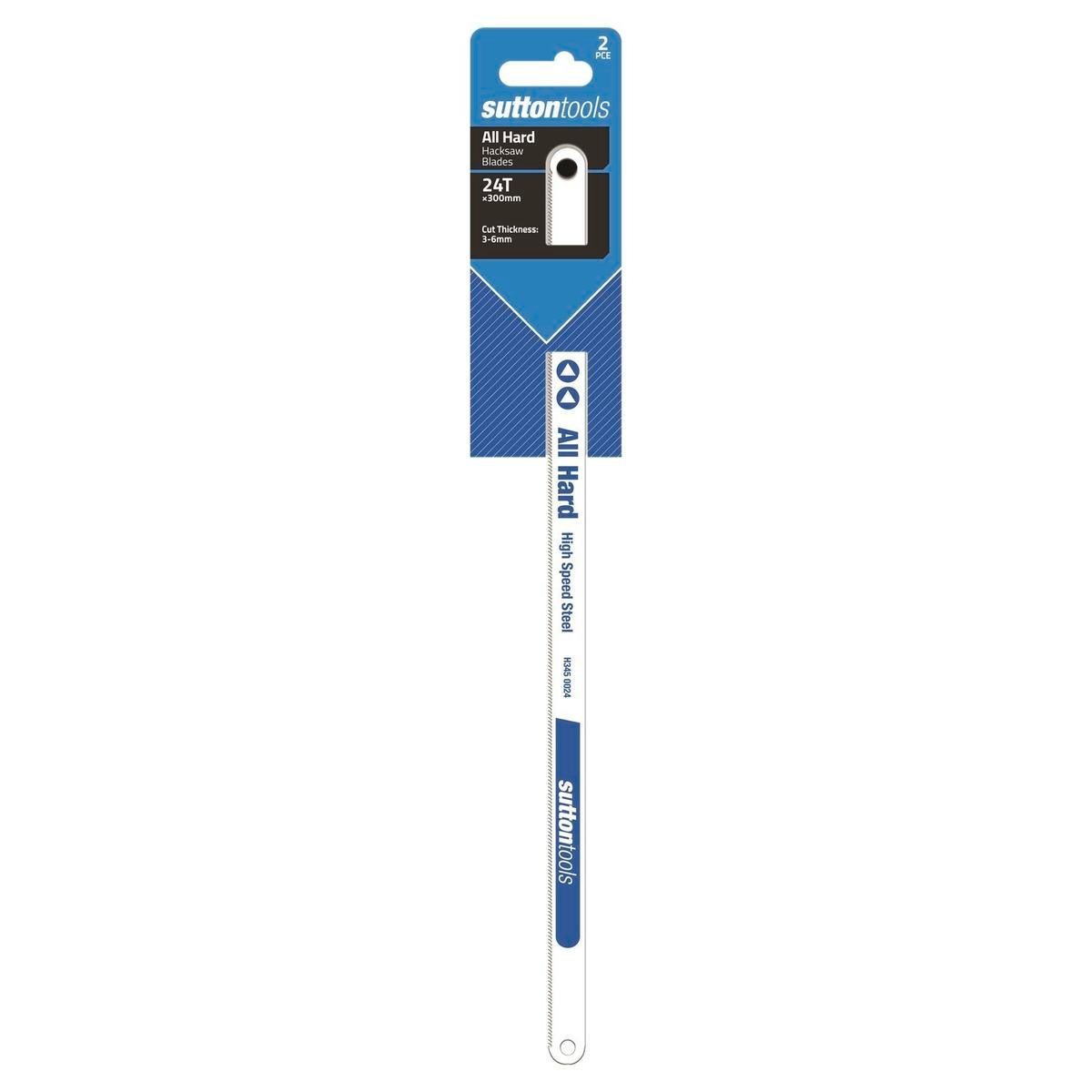 Sutton Tools Hacksaw Blade 300mm 24 TPI Steel High Wear Resistance - SuperSaverAU - view 1