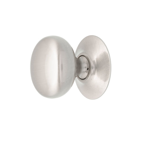 Prestige 32mm Brushed Nickel Mushroom Knob - Zinc Alloy