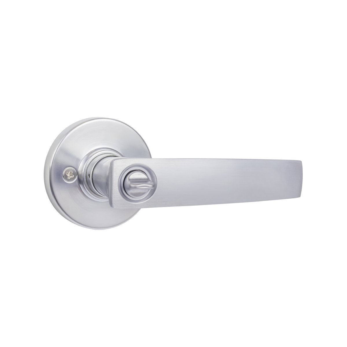 Gainsborough Neue Aurora Entrance Lever Set - Brushed Satin Chrome - 145mm x 67mm - Dual Sprung Latch - SuperSaverAU - view 2