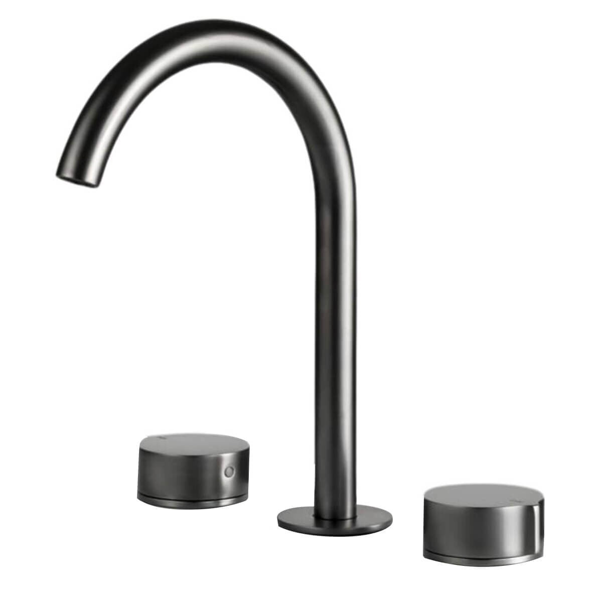 Rogerseller Eccentric Basin Set - 6 Star WELS, 4.5L per Minute, Graphite Finish - 3606013105