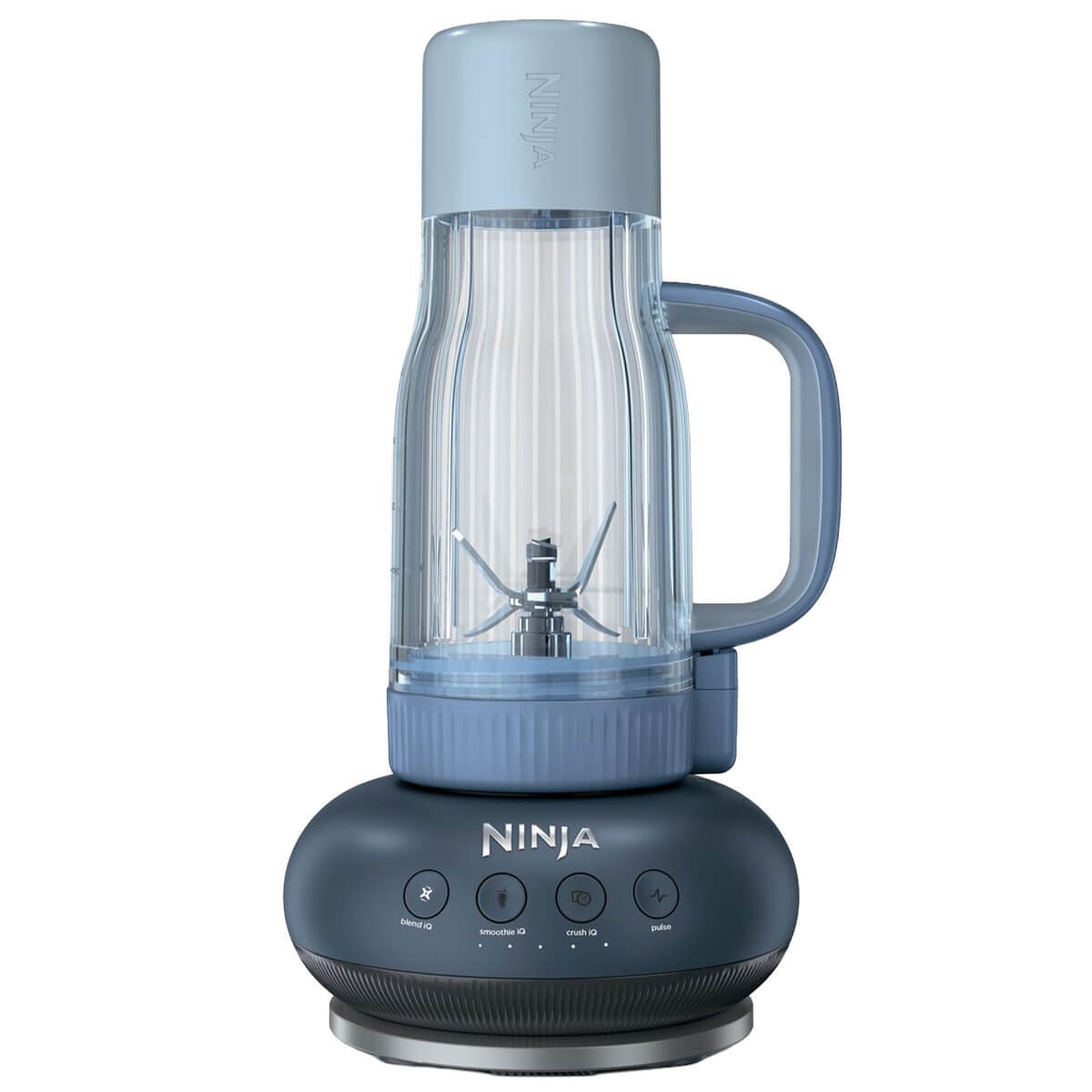 Ninja BlendBOSS Tumbler Blender 0.76L - Cyberspace Blue - 1100W, Auto-iQ Programs, Leakproof Cap - DB351BL3ANZ