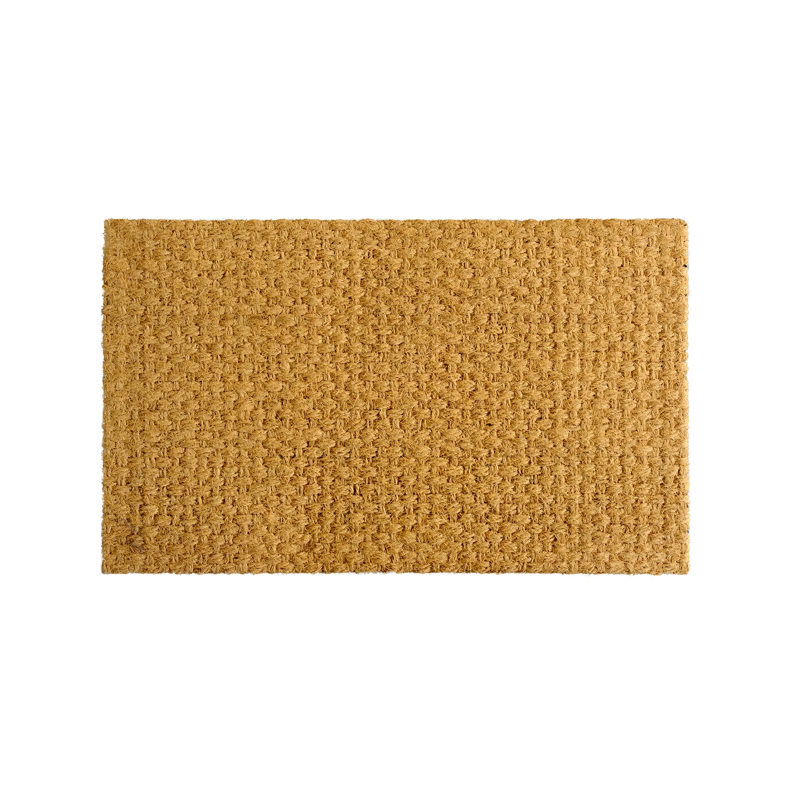 Flat Weave Coir Outdoor Door Mat 45 x 75cm Absorbent Dirt Trapper