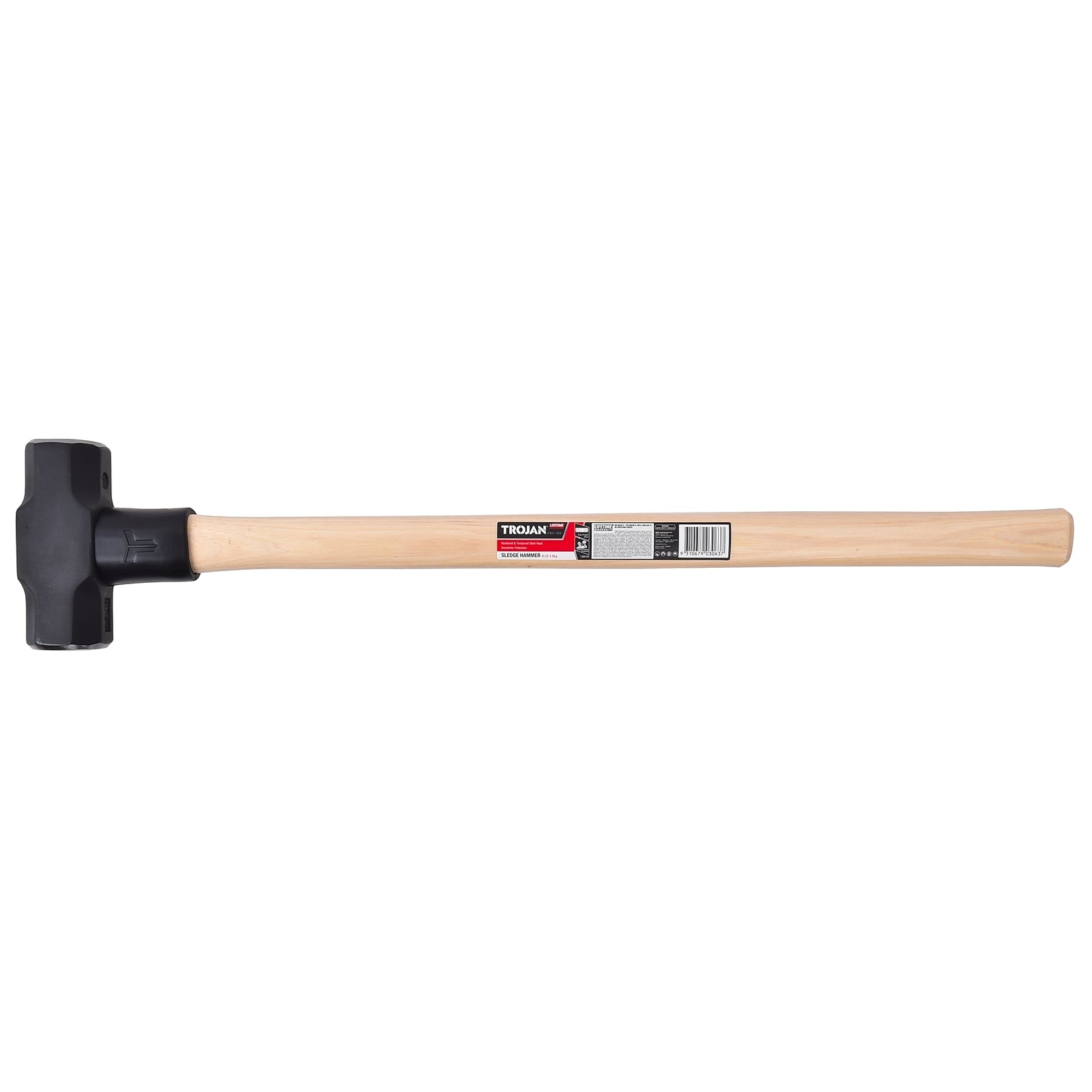 Trojan 8lb 3.6kg Timber Handle Sledge Hammer