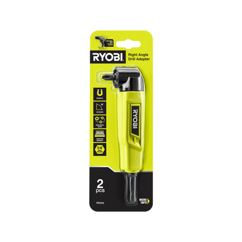Ryobi 2 Piece Right Angle Drill Adaptor