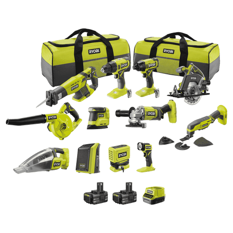 Ryobi 18V ONE+ 12 Piece 4Ah Kit R18X12C142B