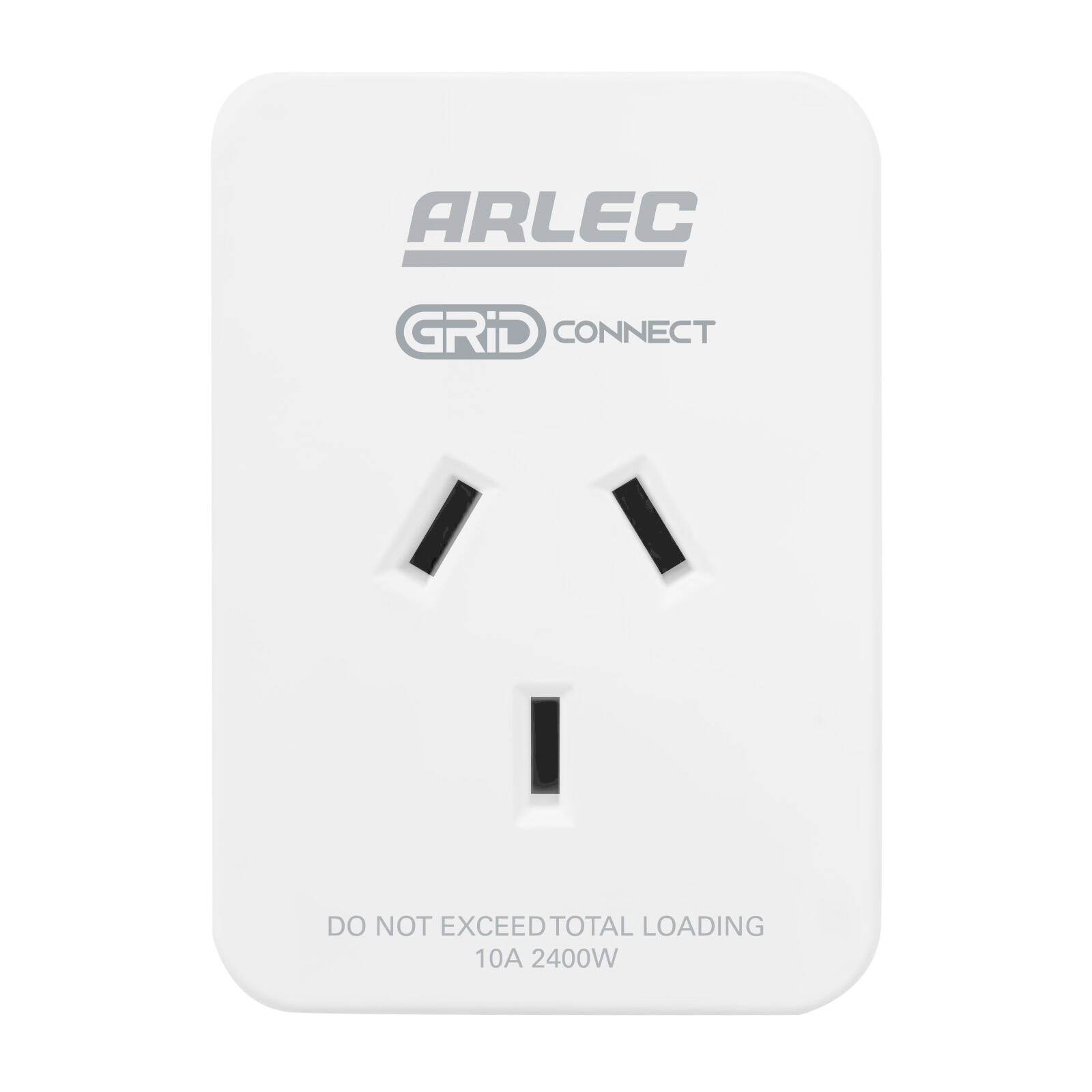 Arlec Grid Connect White Smart Plug In Socket with Energy Meter