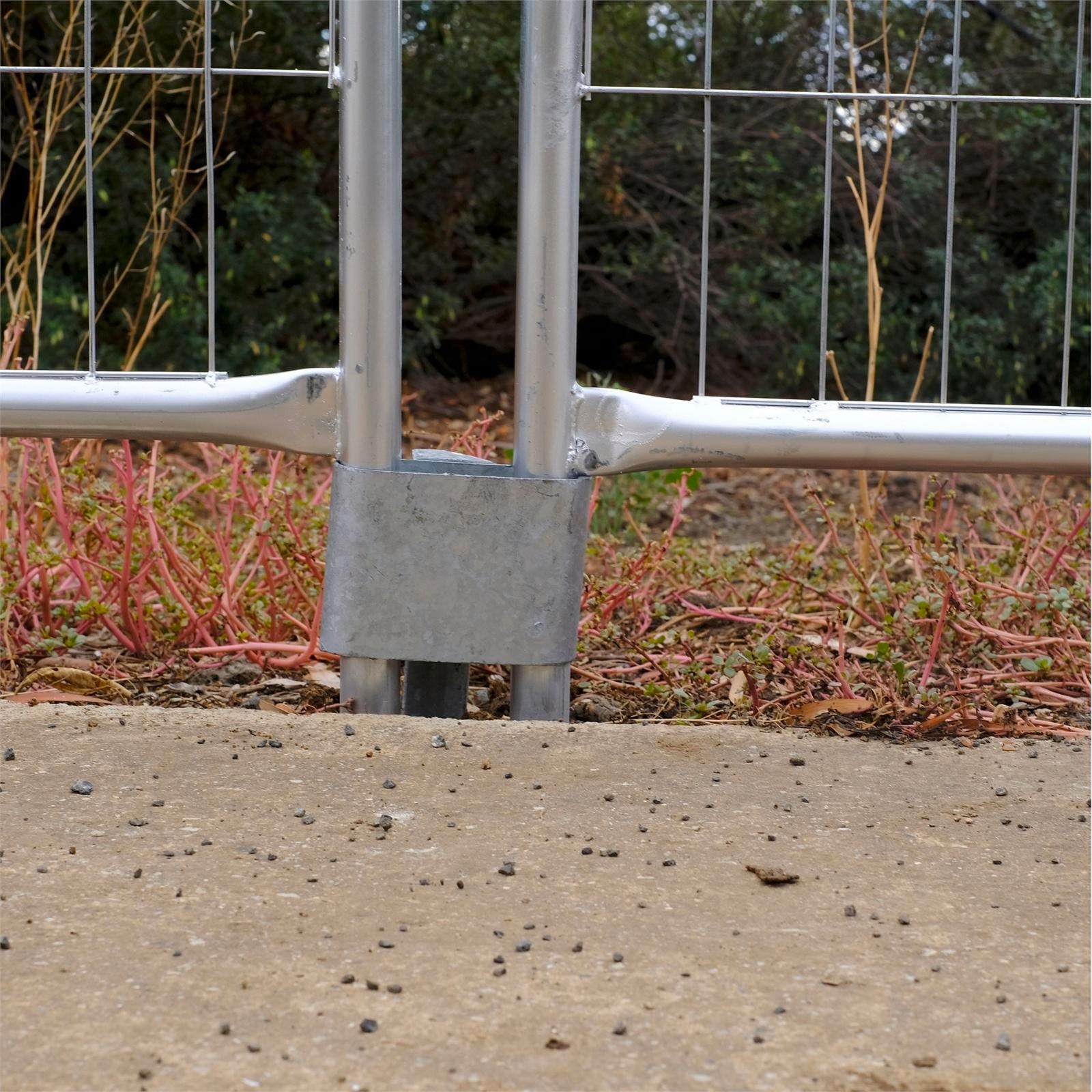 RapidMesh Galvanised Steel Spike Foot 360 x 100mm for Temporary Fence