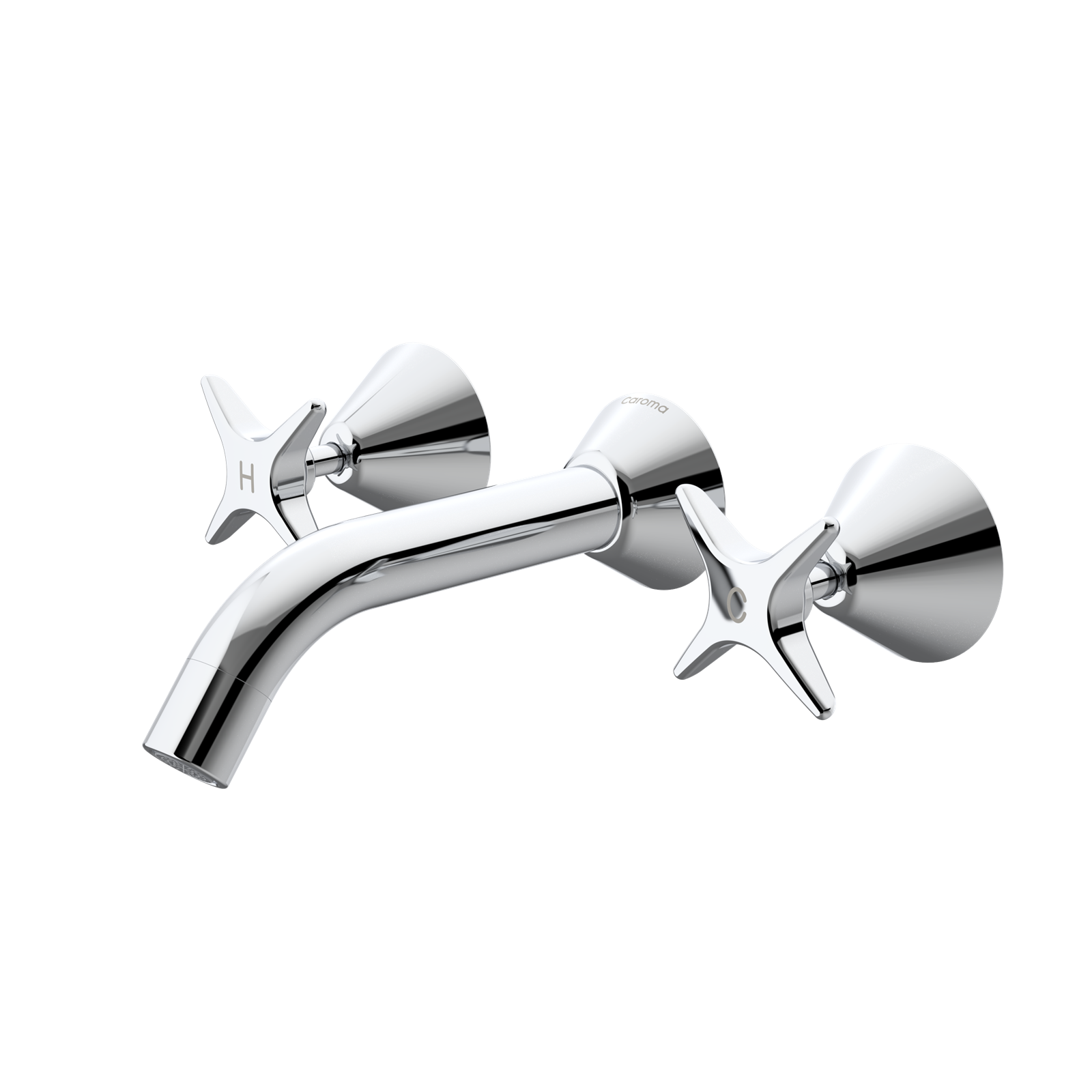 Caroma Chrome Elegance II Bath Set, WaterMark