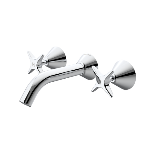 Caroma Chrome Elegance II Bath Set, WaterMark