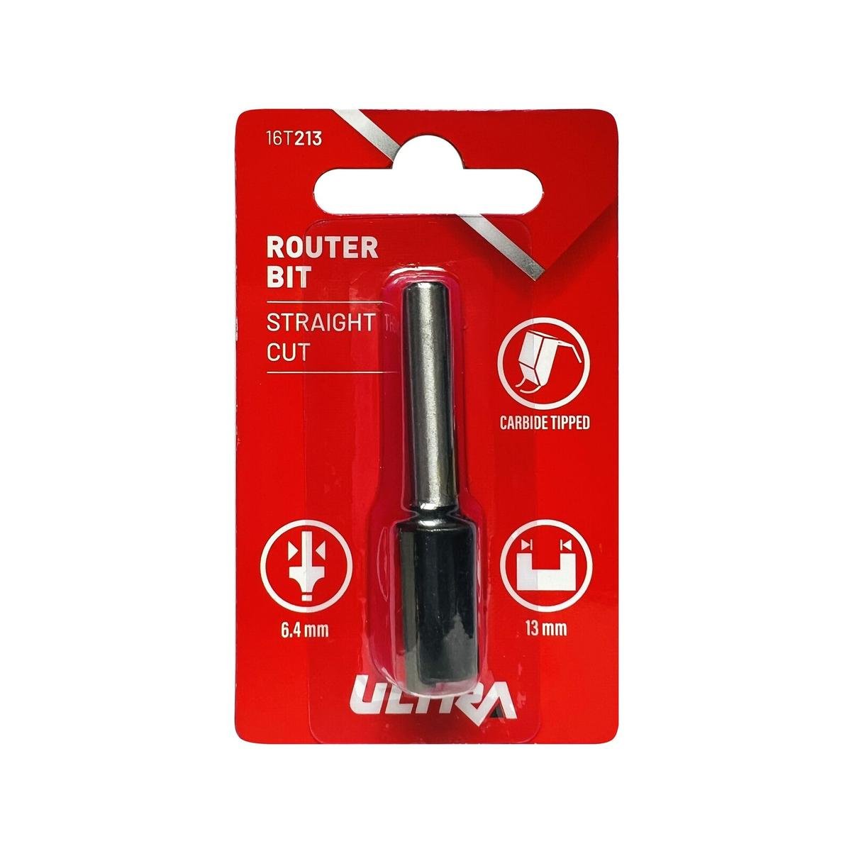 Ultra Router Bit - 13mm Straight - Tungsten Carbide - Durable - SuperSaverAU - view 1