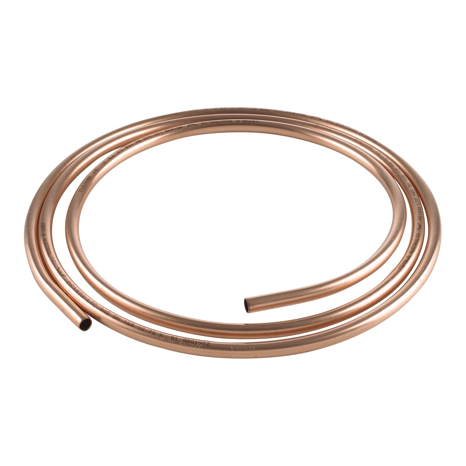 Kembla 1/2" x 3m Annealed Copper Tube for Plumbing and Gas