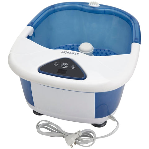 HoMedics Salt-N-Soak Pro Footbath - Heat Boost - Bubble Massage - Salt Dispenser - FB-630H-AU
