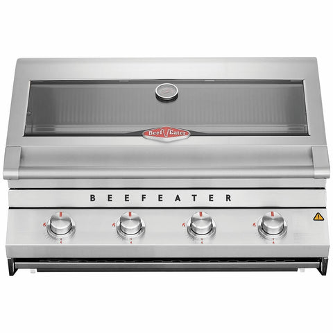 Beefeater 7000 Classic 4 Burner Built-In LPG BBQ - Stainless Steel with Black Attributes - BBG7640SA