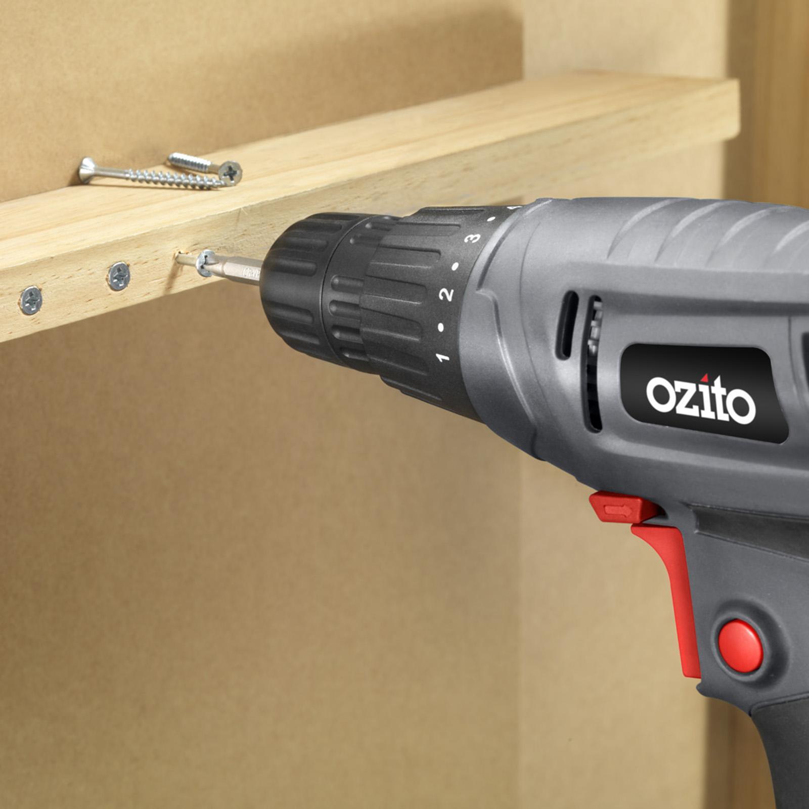Ozito 280W 10mm Corded Drill Driver Keyless Chuck Variable Speed DDC-280