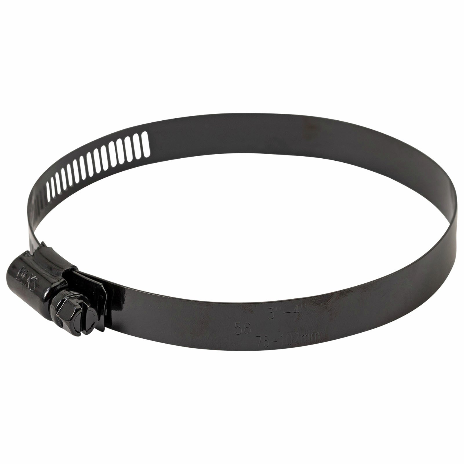 Deks 78-102mm Black 316 Stainless Steel Marine Hose Clamp