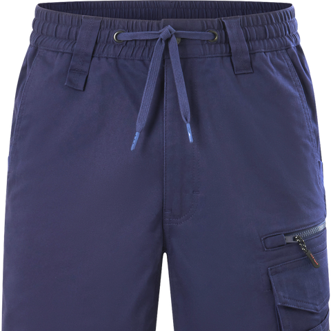 Hard Yakka Navy Tough Utility Mid Length Shorts 87R - Durable Comfort - SuperSaverAU - view 1