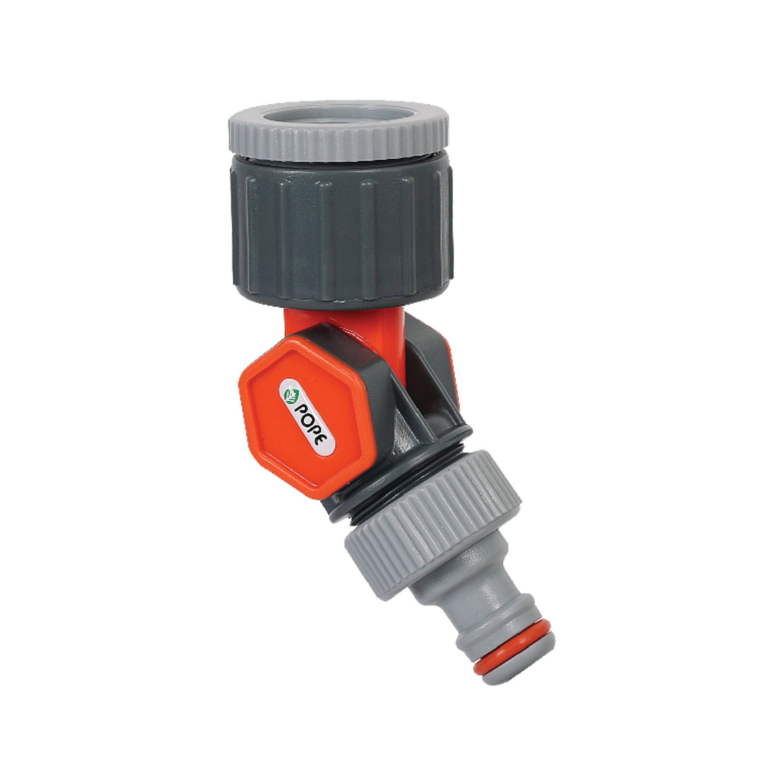 Pope 12mm Universal Swivel Tap Adaptor, Snap On ABS Plastic, Outdoor