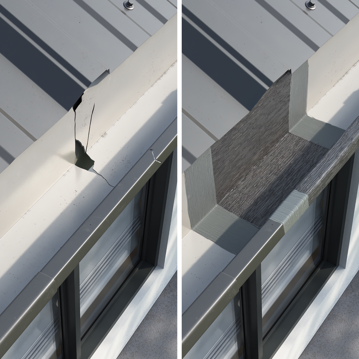 Fix It Fast Roof Repair Kit - Metal Roofs Gutters - 300mm Patch - 125g - 5 Minute Repairs - SuperSaverAU - view 4