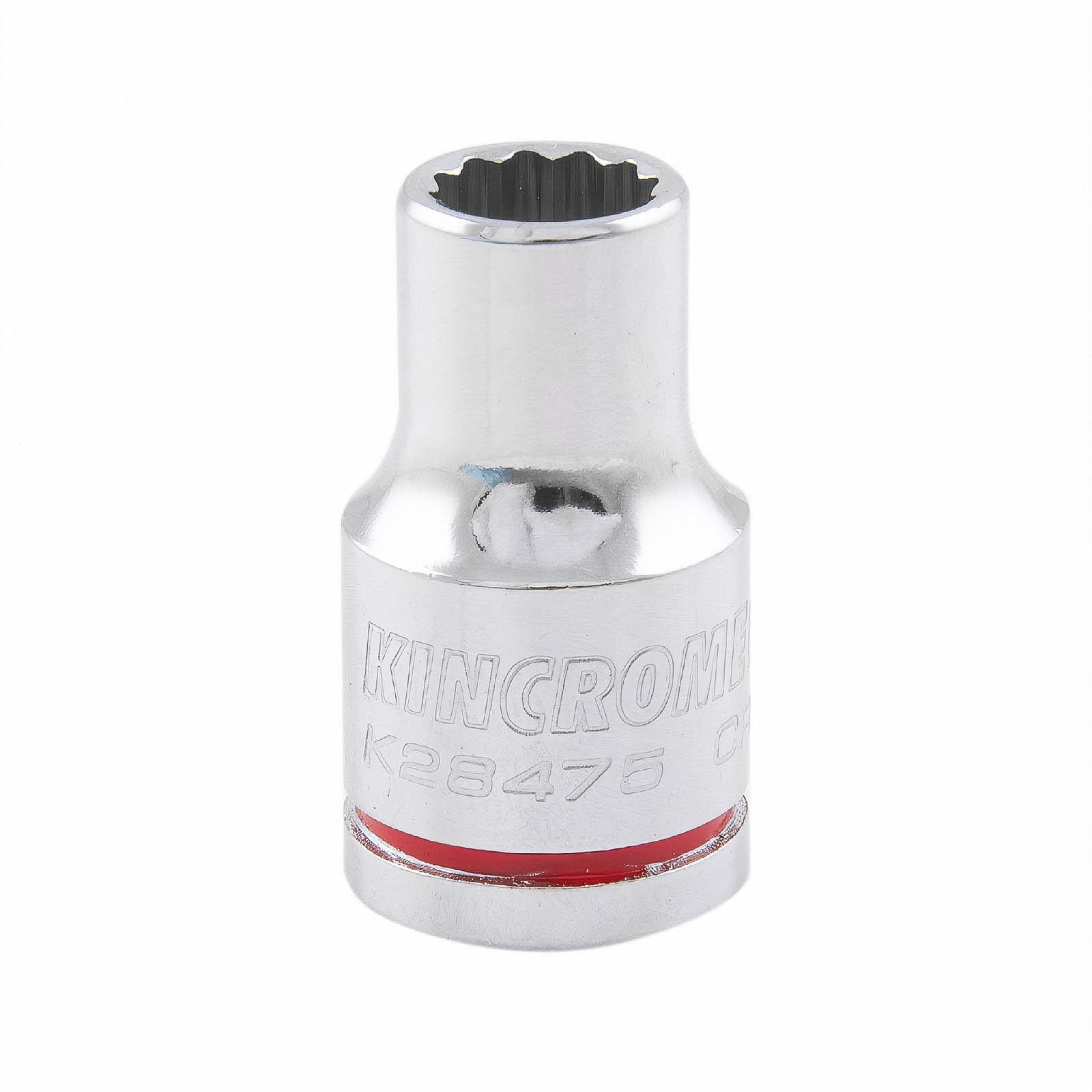 Kincrome 5/16" 3/8" Drive Shallow Socket - 12 Point, Chrome Vanadium Steel
