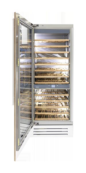 Fhiaba 75cm Integrated Wine Cellar - Left Hinge - Riserva Humidity Control - Beechwood Shelves - S7490FW3A
