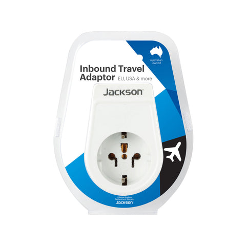 Jackson Europe USA & More Inbound Travel Adaptor PTA929M