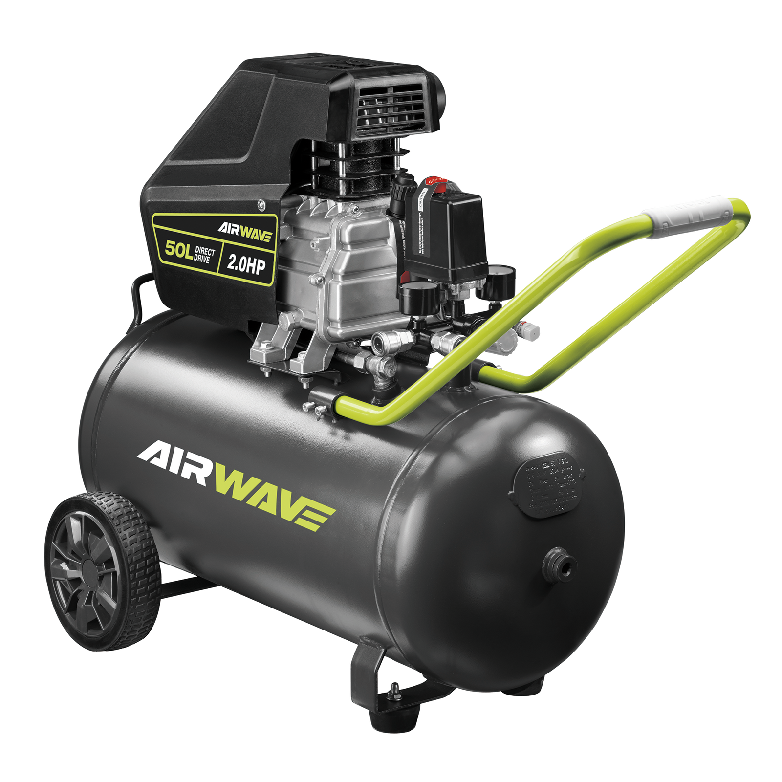 Ryobi Airwave 50L 1500W 240V Air Compressor 115 PSI Portable RA-C2550-G
