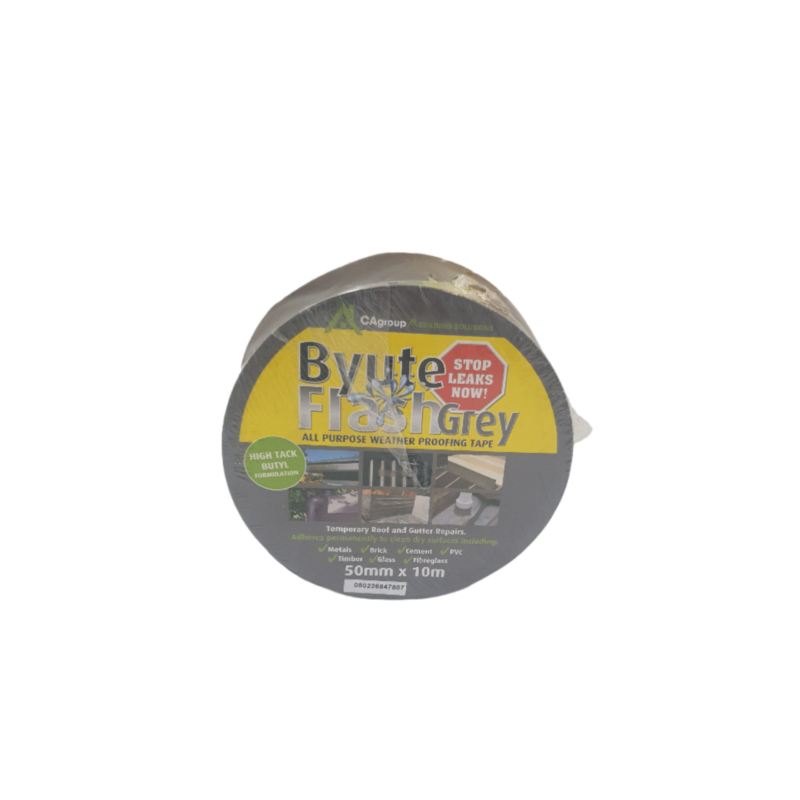 CAgroup Building Solutions 50mm x 10m Grey Byute Flash Flashing Tape, Weatherproof