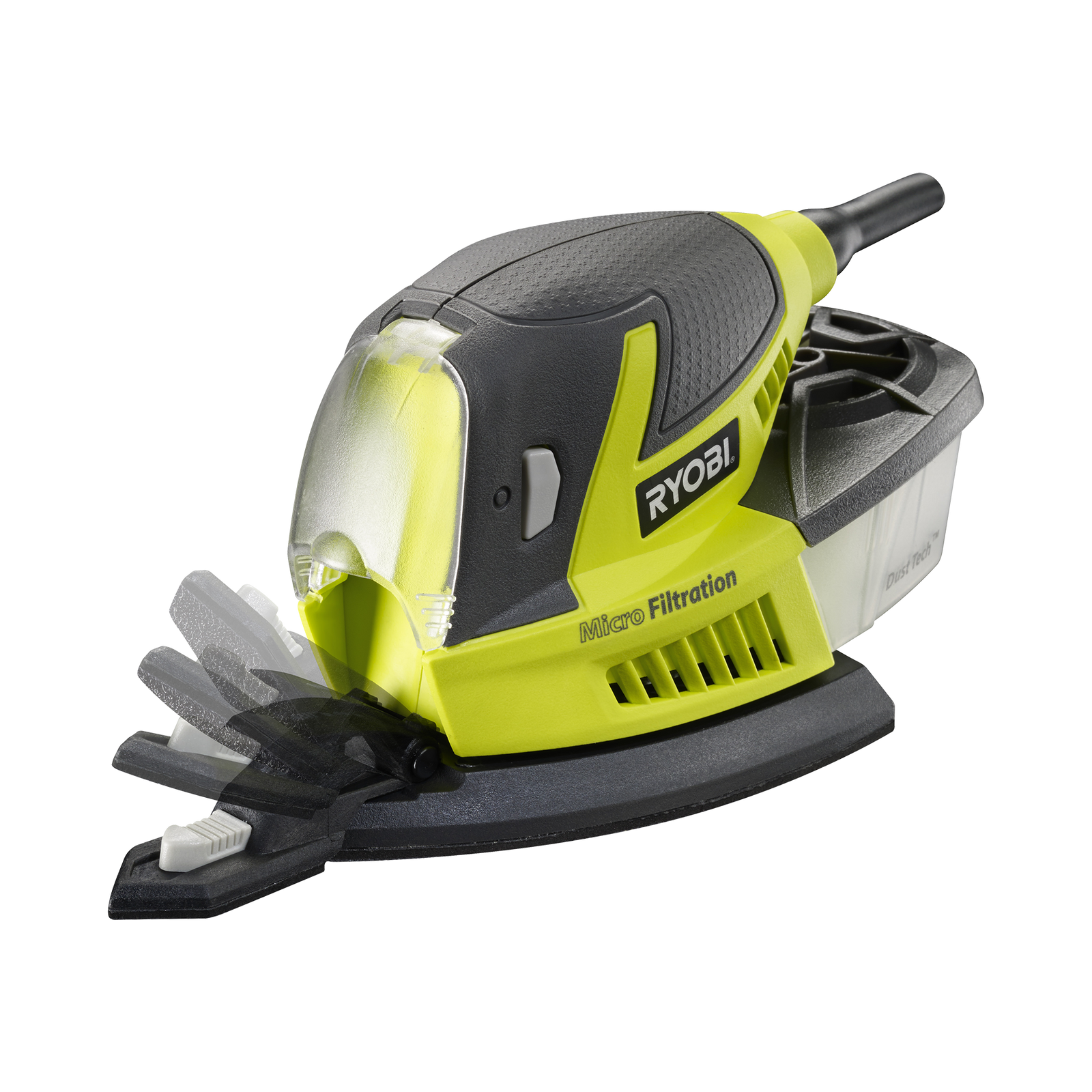 Ryobi 100W Palm Sander with Dust Bag RPS100-S