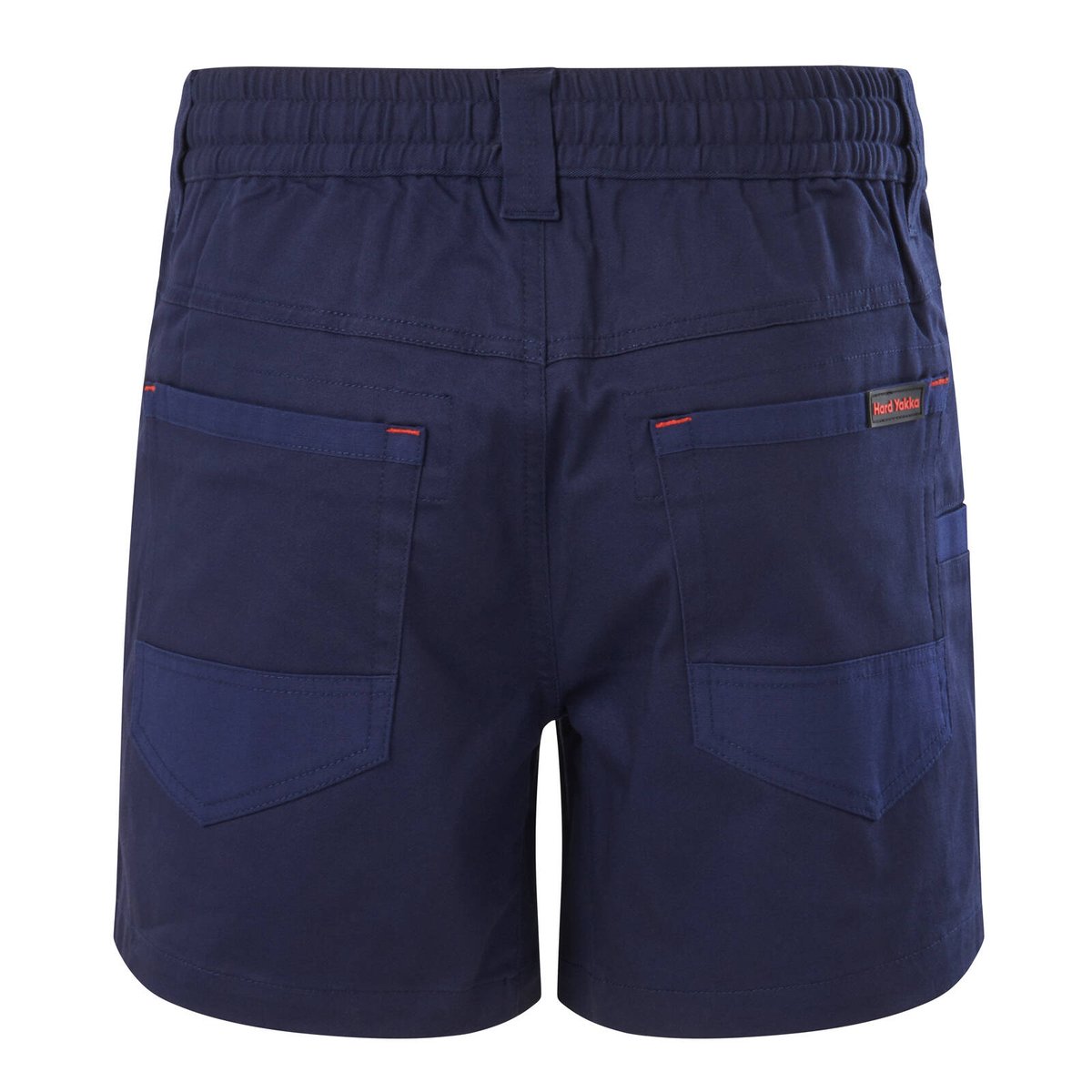 Hard Yakka Men's Tough Utility Short Shorts, Navy, Cotton-Rich, Size 87R