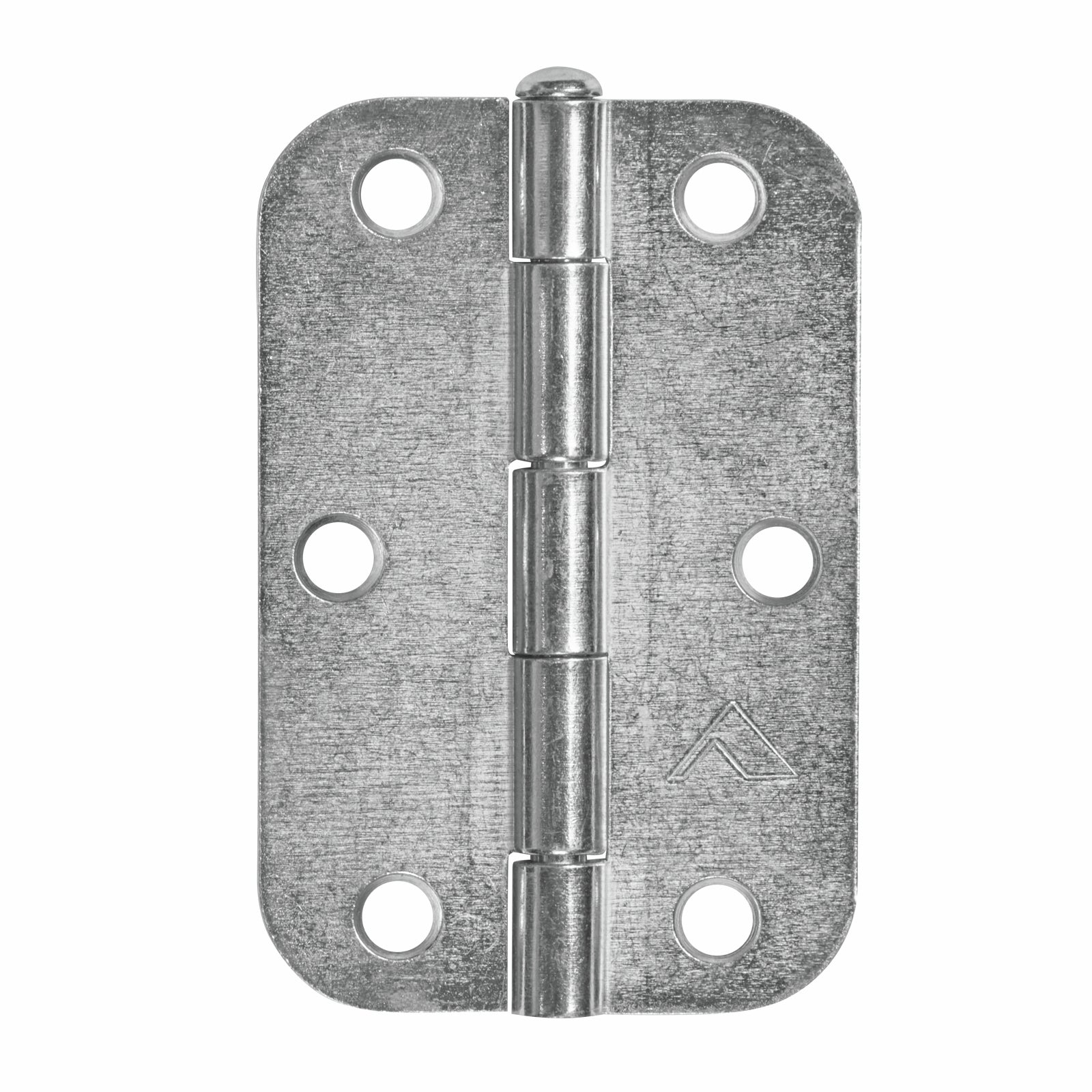 Pinnacle 90mm Zinc Plated Radius Butt Hinge Loose Pin 20 Pack