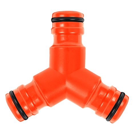 Pope 18mm 3-Way Hose Coupler, Garden Hose Connector
