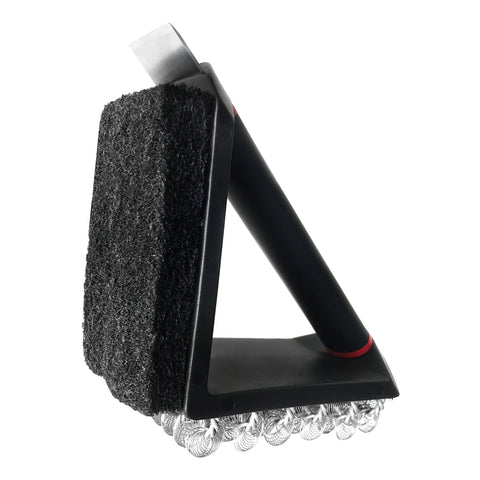 Matador 3 in 1 BBQ Cleaning Tool - Scraper, Scourer & Bristle Brush