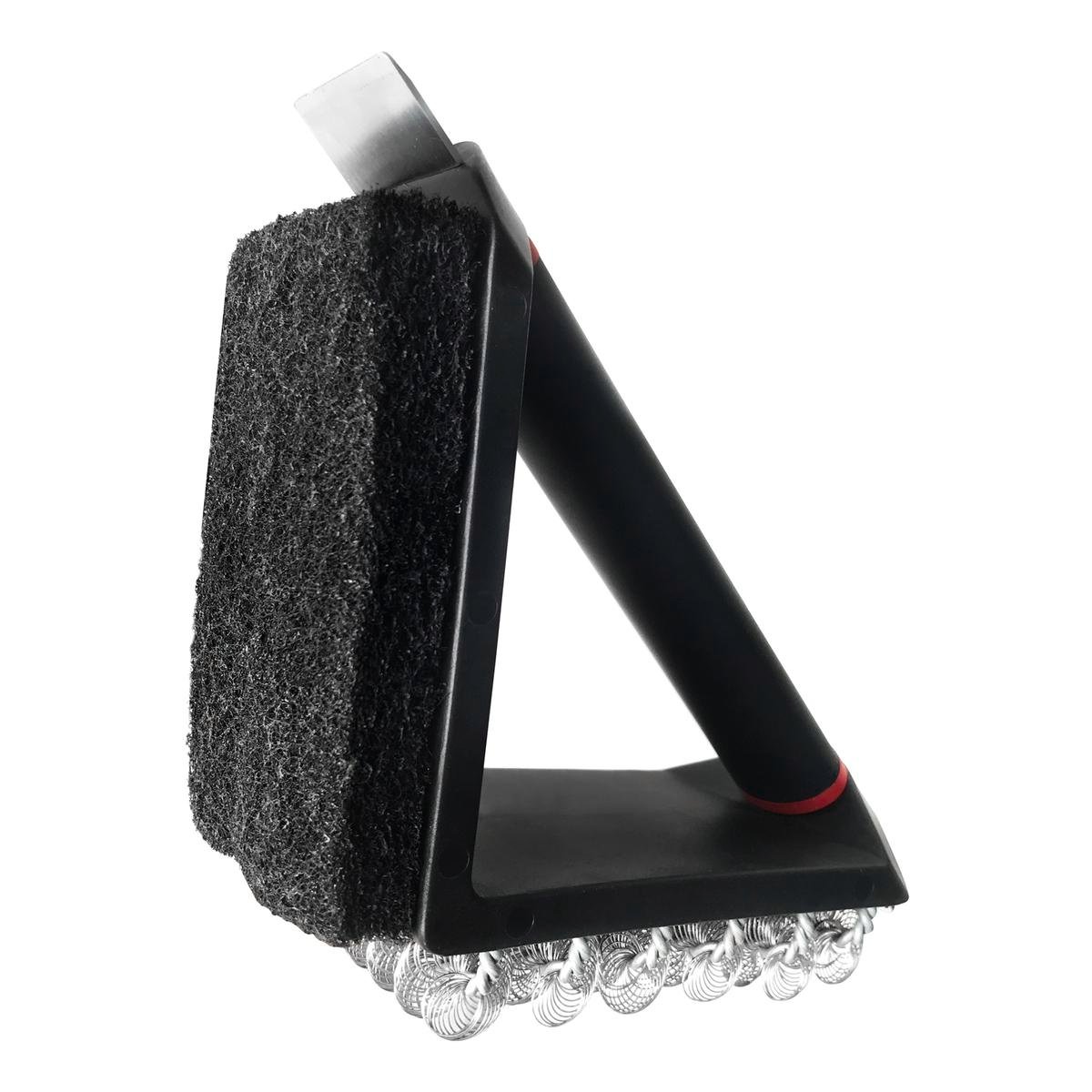 Matador 3 in 1 BBQ Cleaning Tool - Scraper, Scourer & Bristle Brush