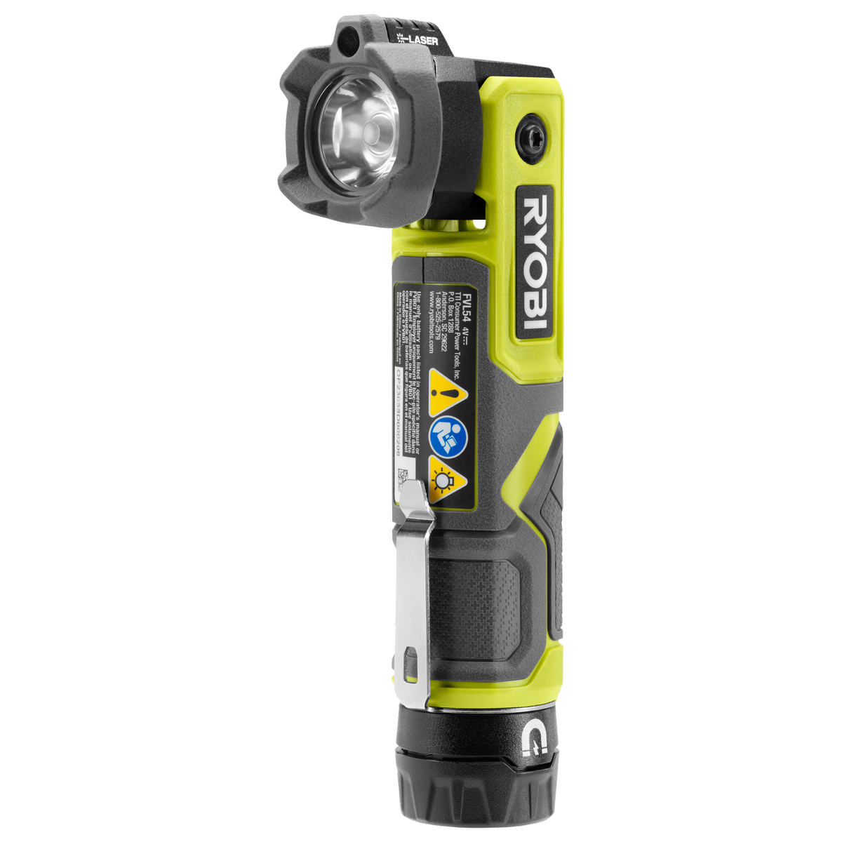Ryobi USB Lithium Pivoting Laser Light 2Ah Kit - 180° Pivoting Head - 630 Lumens - Magnetic Base - IP54 Rated - SuperSaverAU - view 1