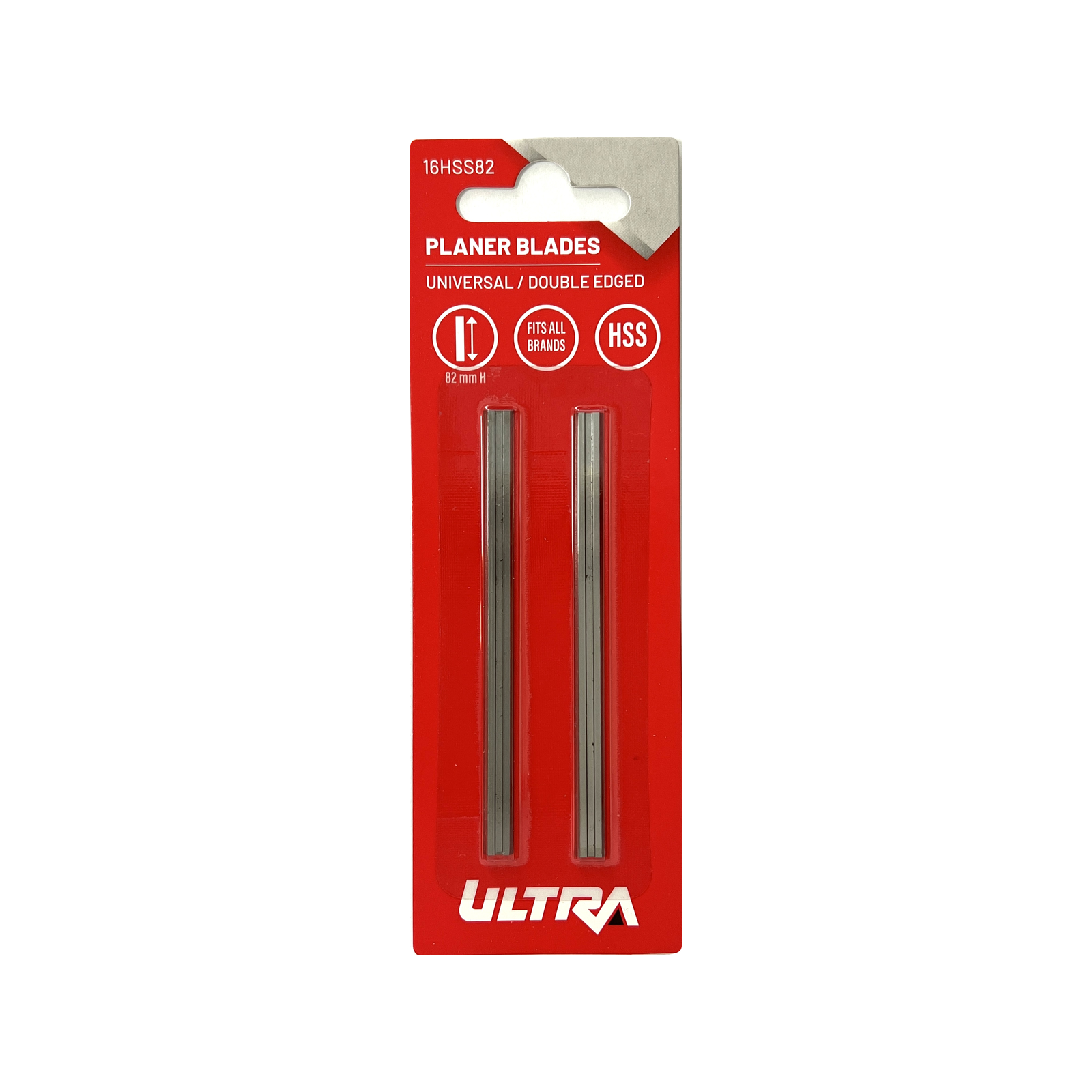 Ultra 82mm High Speed Steel Planer Replacement Blades 1 Pair