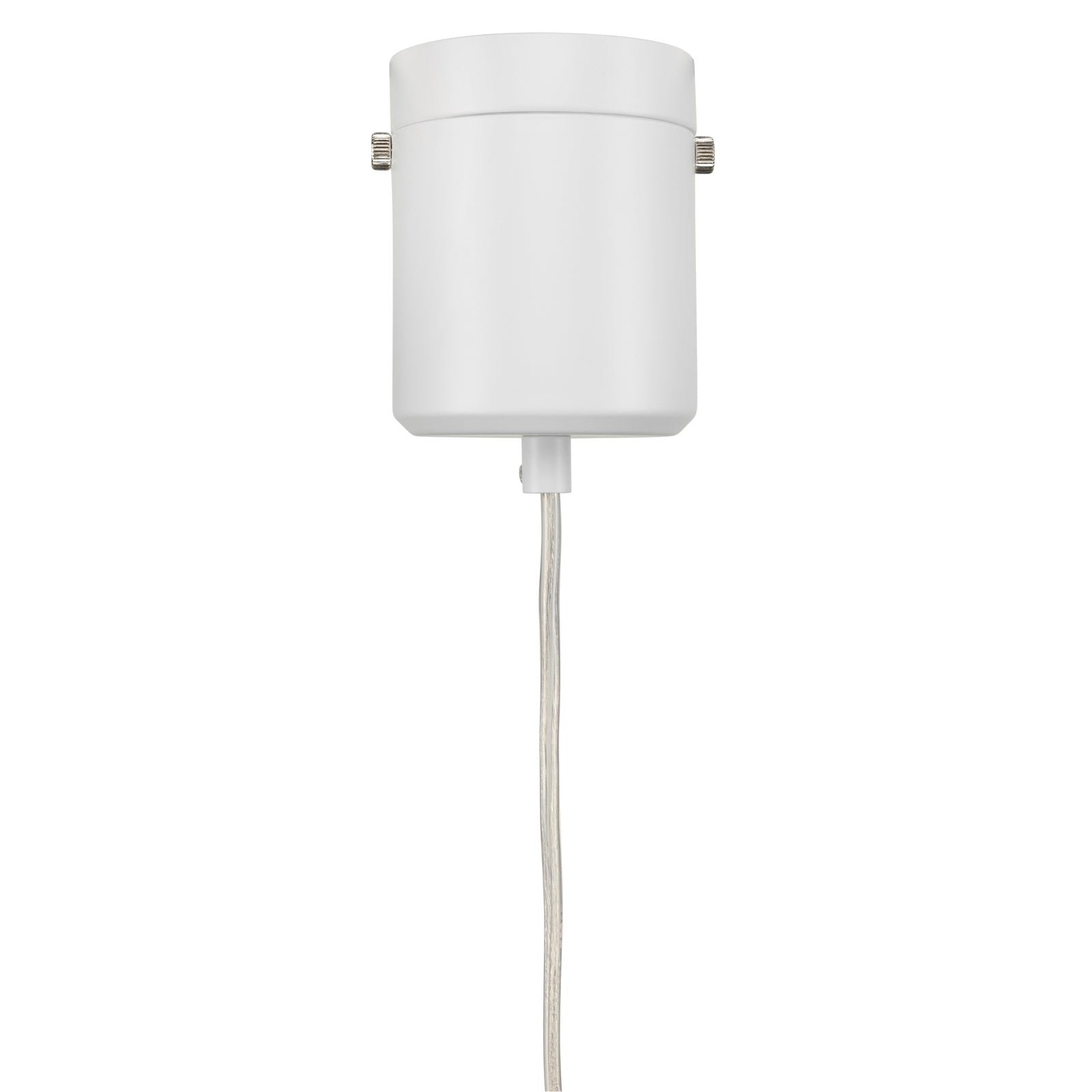 Brilliant Maggie Matt White Plug-In Suspension Pendant 21395/05