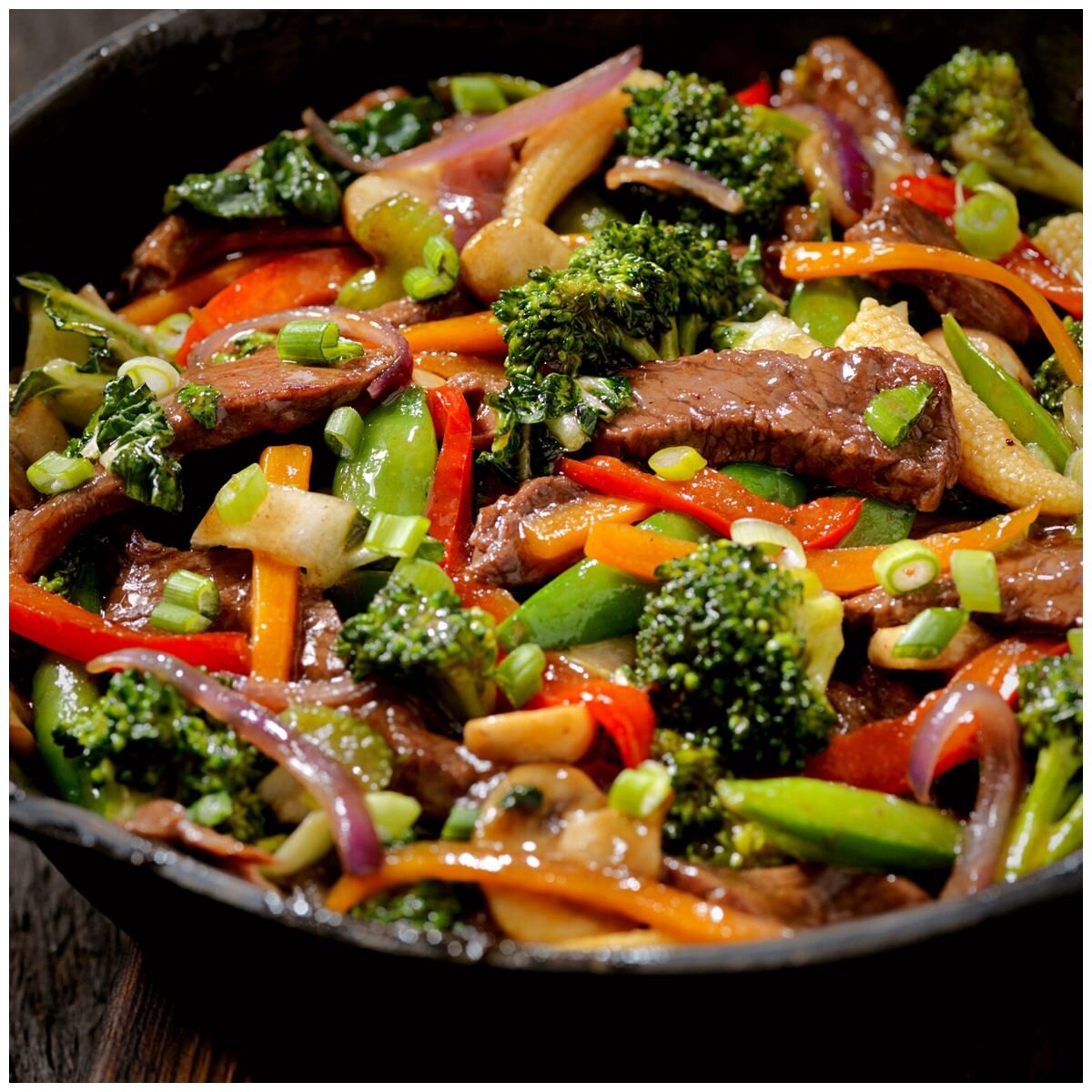 Kamado Joe Karbon Steel wok - pre-seasoned carbon steel stir-fry wok with long handle, black - KJ15124922