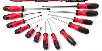 Trojan 13 Piece CRV Screwdriver Set