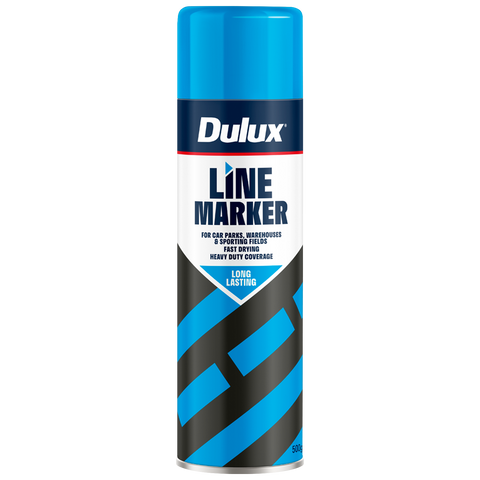 Dulux 500g Blue Line Marker Spray Paint, Sharp Line Marking for Sports Fields & Sites