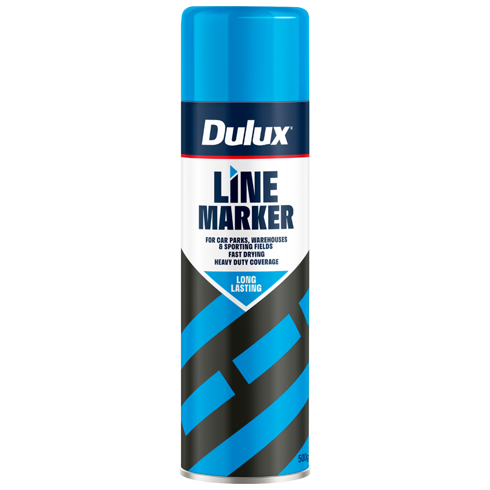 Dulux 500g Blue Line Marker Spray Paint, Sharp Line Marking for Sports Fields & Sites