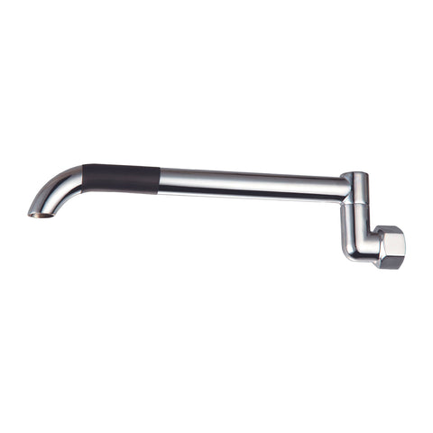 Shaw & Mason 230mm Chrome Swivel Laundry Arm, Lead Free Brass, 9L/min WELS 3 Star
