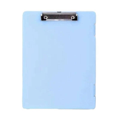 A4 Clipboard Writing Pad Set of 4 with Double Clips for Office Storage - Blue