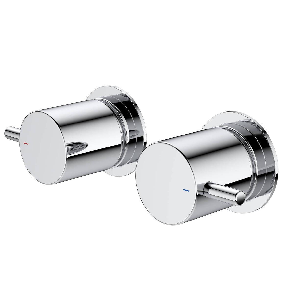 Caroma Luna Lever Wall Top Assemblies Chrome Lead Free Brass WaterMark Certified
