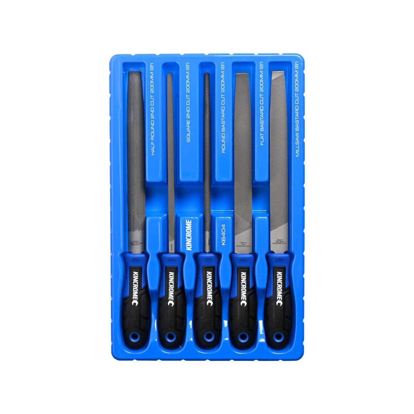 Kincrome Carbon Steel File Set 200mm (8") 5 Piece
