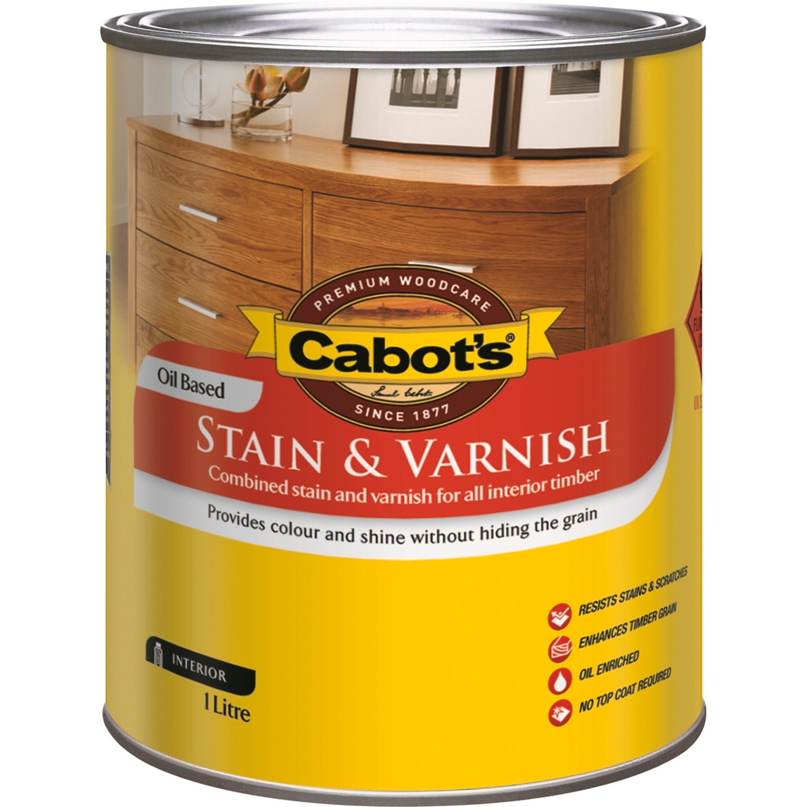 Cabot's 1L Tint Base Oil Based Stain & Varnish Interior Exterior