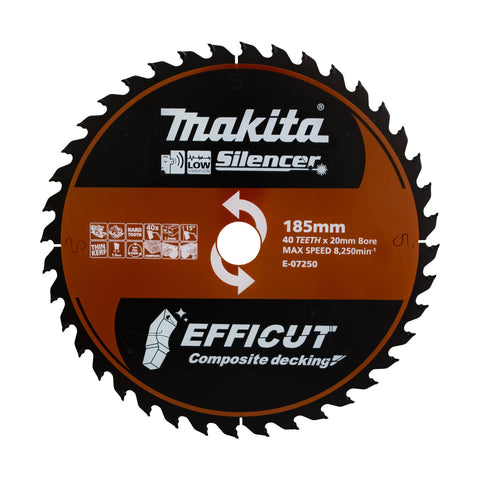 Makita 185mm Efficut Composite TCT Saw Blade