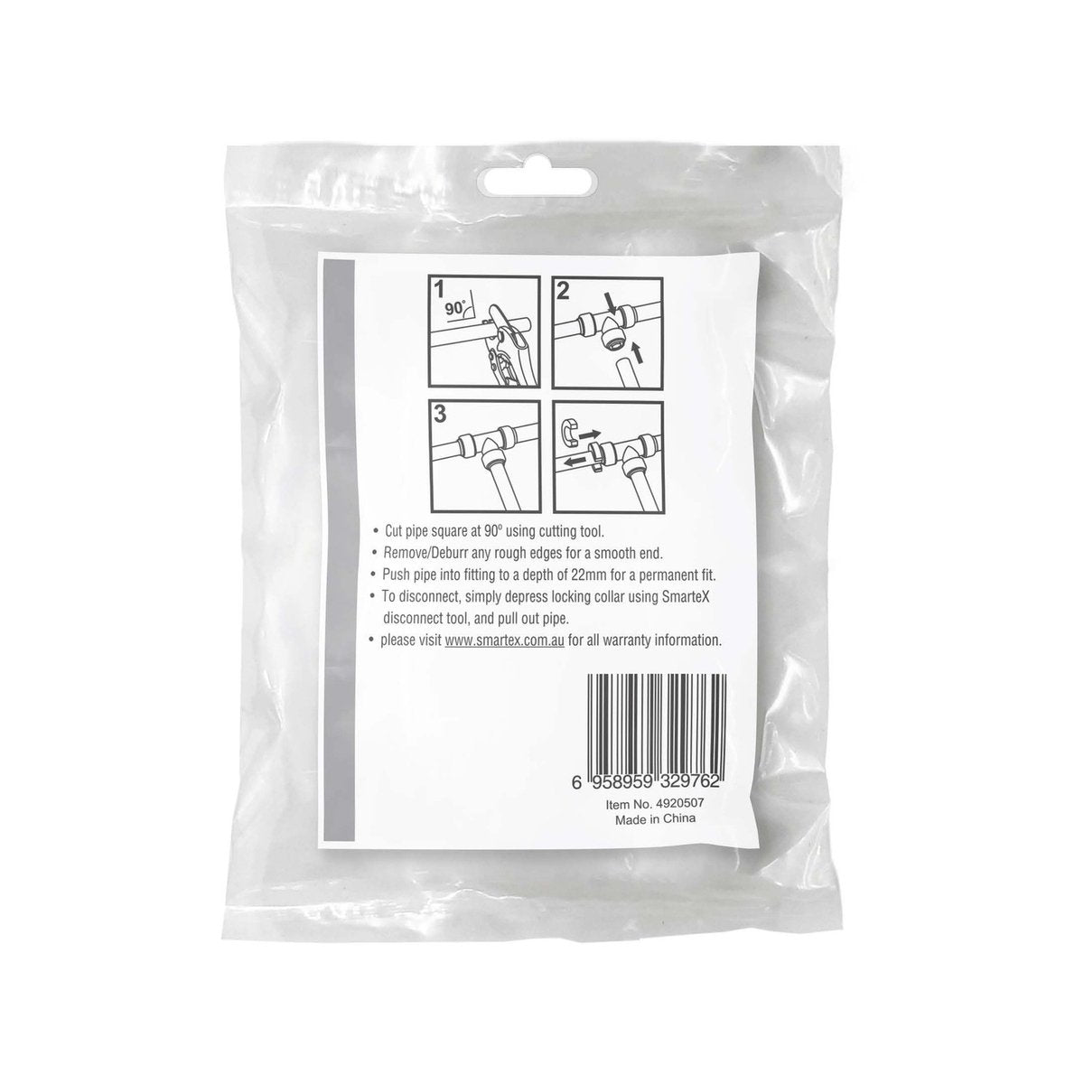 SmarteX Pex 20mm Nail Saddle 10 Pack - PE-X - Quick Install - Secure Fit - SuperSaverAU - view 4