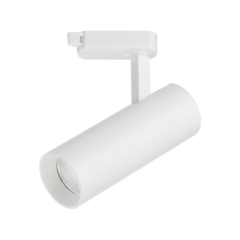 Mercator Nyka 1000lm 13W CCT LED Track Spotlight White Plug In MTK200WH