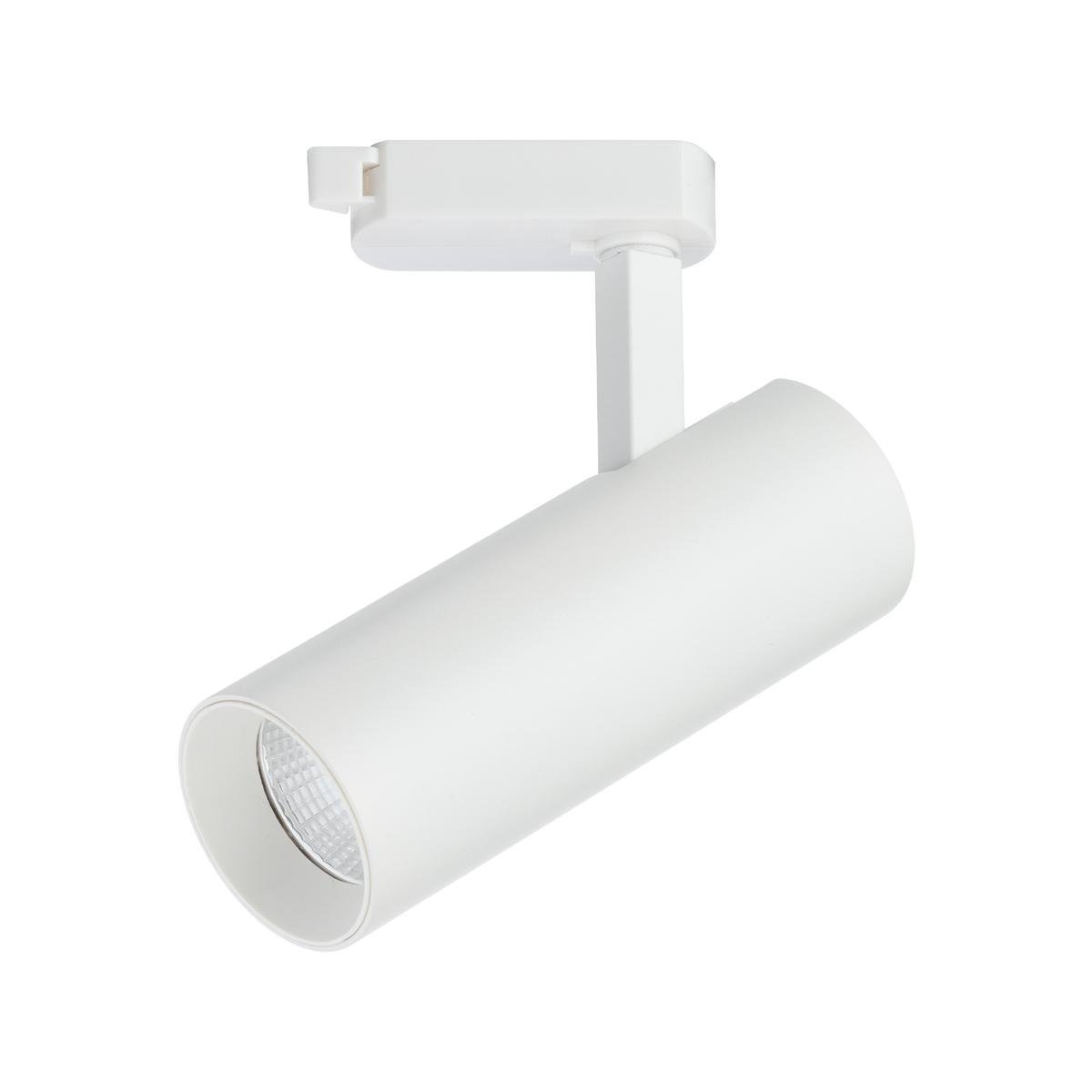 Mercator Nyka 1000lm 13W CCT LED Track Spotlight White Plug In MTK200WH