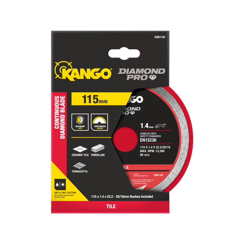 Kango 115mm Continuous Rim Diamond Saw Blade KDB115C